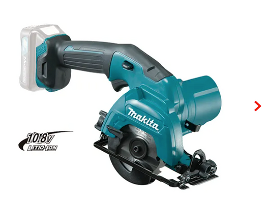 Sierra Circular 3-3/8" Inalámbrica 12V Max (CXT) HS301DZ Sin Batería Sin Cargador Makita