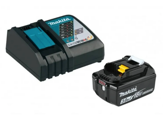 Batería Bl1830B + Cargador Dc18Rc en Caja Cartón 191A24-4 Makita