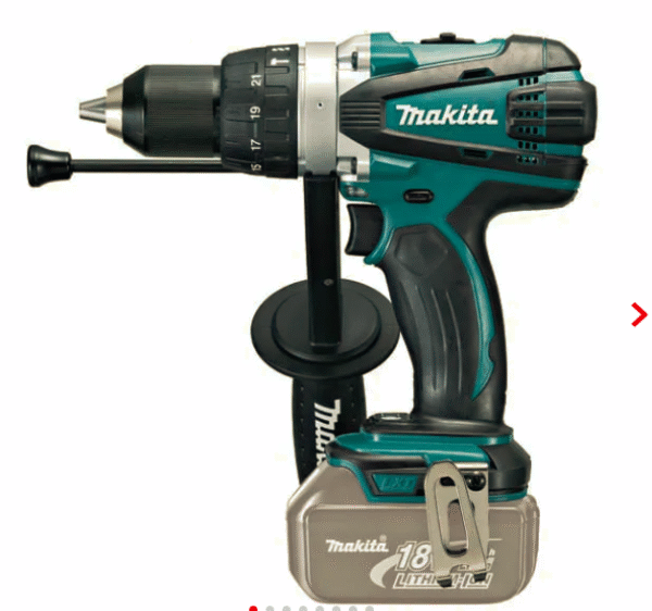 Taladro-Atornillador C/Percusión 13 mm. Inalámbrico 18V DHP458Z Sin Batería Sin Cargador Makita