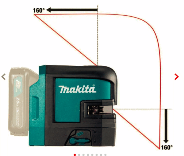Laser de Líneas Cruzadas Inalámbrico 12V SK105DZ Sin Batería Sin Cargador Makita