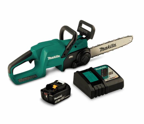 Electrosierra Inalámbrica 18v Espada 14" Incluye 1 Batería 18v 5.0ah y Cargador Simple - Duc357rt (Makita)