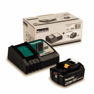 Cargador de Baterías 18v Simple Dc18rc Rapido + Bl1850b en Caja de Carton - 191b51-7 (Makita)
